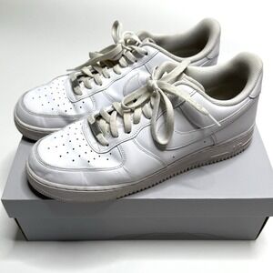 Nike Air Force 1 '07 Triple White Sneakers CW2288-111 Mens Size US 13 Shoes